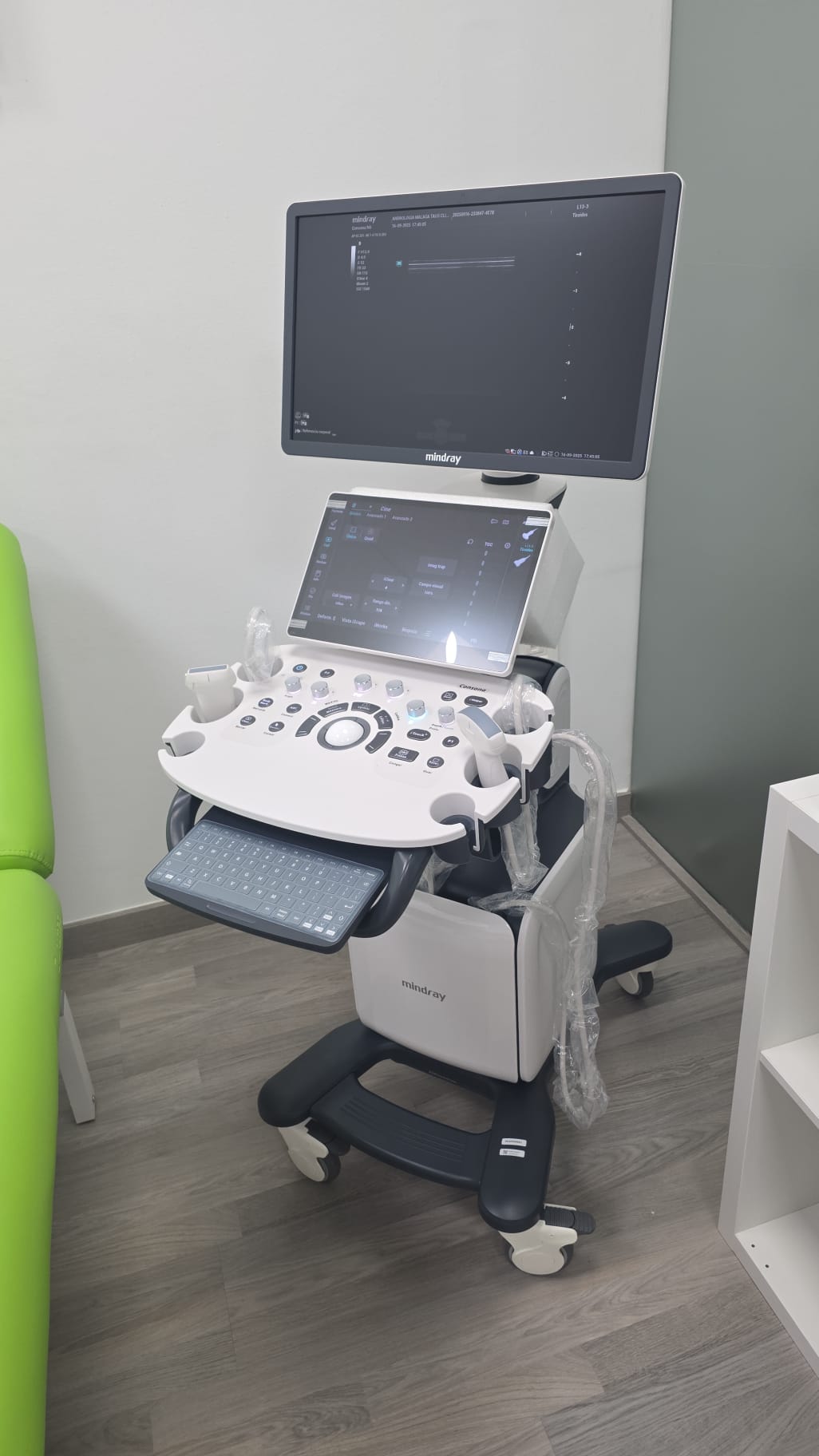 Ecografia para hacer eco-doppler de pene para diagnostico de Disfunción Eréctil.